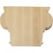 Ekena Millwork 12 7/8"W x 6 1/4"BW x 2 5/8"D x 9 1/8"H Large Bradford Roman Ionic Capital, Cherry CAP12X02X09BRCH - alternate 4